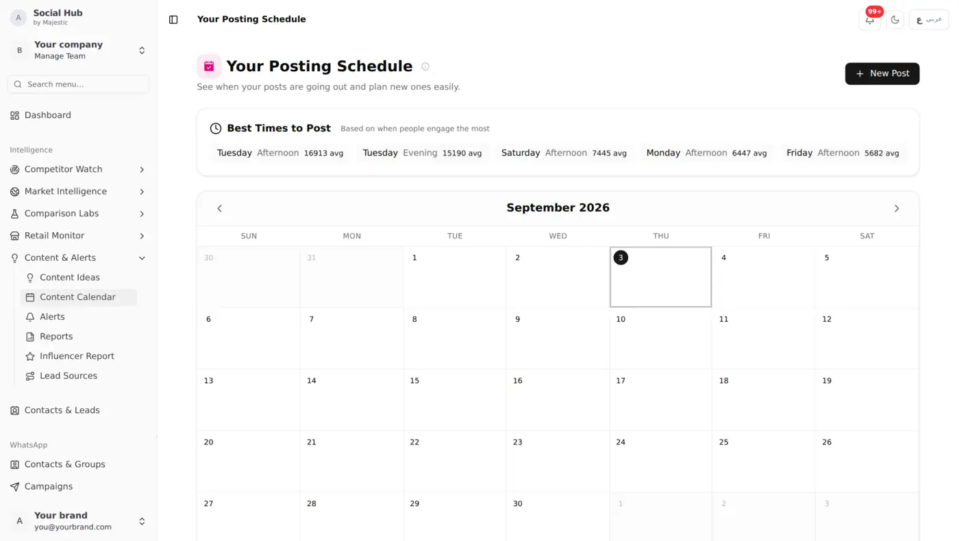 Content Calendar